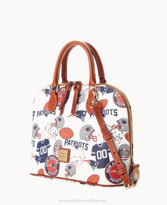 Dooney & Bourke nfl lynlåstaske med lynlås JV0J325 poser patrioter