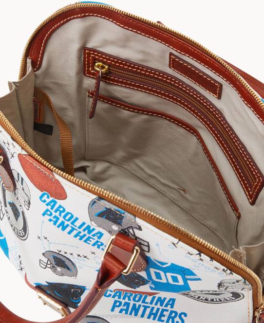 Dooney & Bourke nfl lynlåstaske med lynlås JV0J456 poser pantere