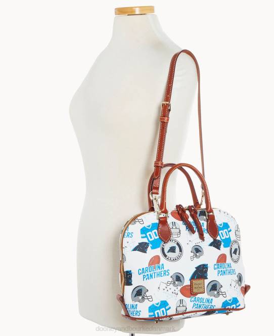 Dooney & Bourke nfl lynlåstaske med lynlås JV0J456 poser pantere