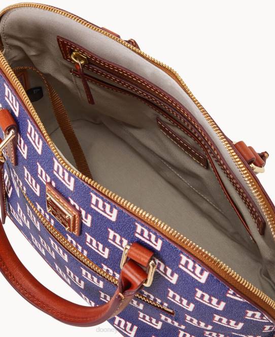 Dooney & Bourke nfl ny kuppeltaske med lynlås JV0J286 poser kæmper