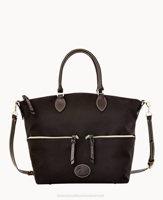 Dooney & Bourke nylon taske med stor lomme JV0J371 poser sort