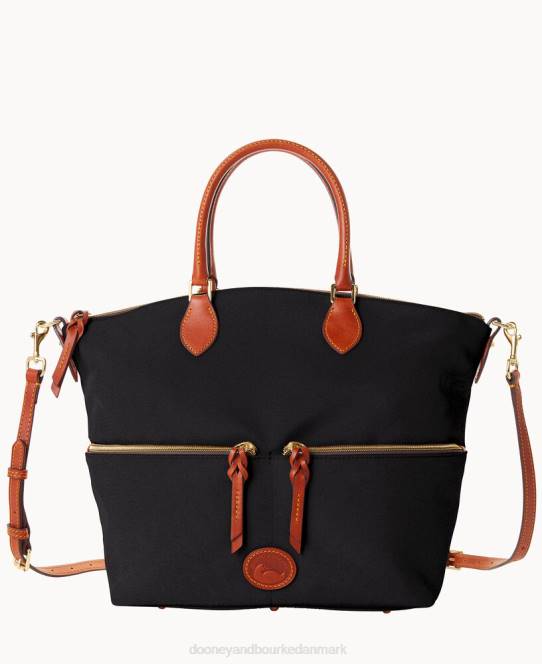 Dooney & Bourke nylon taske med stor lomme JV0J372 poser sort