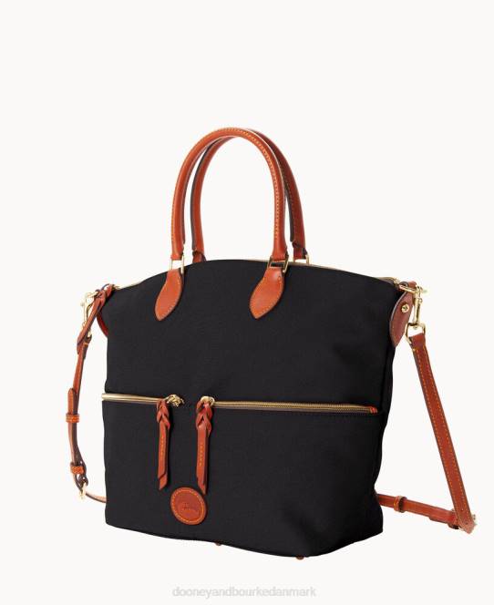 Dooney & Bourke nylon taske med stor lomme JV0J372 poser sort