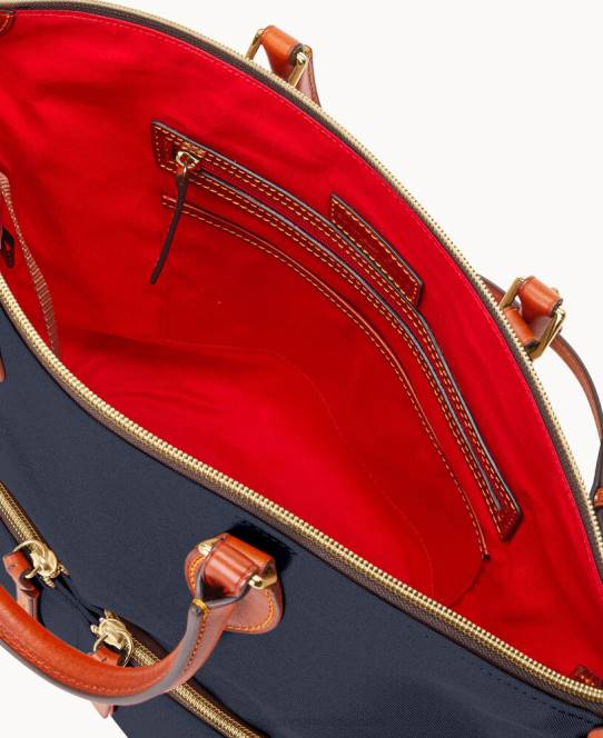 Dooney & Bourke nylon taske med stor lomme JV0J373 poser flåde