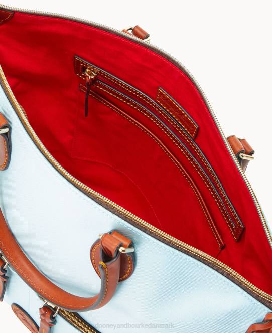 Dooney & Bourke nylon taske med stor lomme JV0J376 poser lyseblå