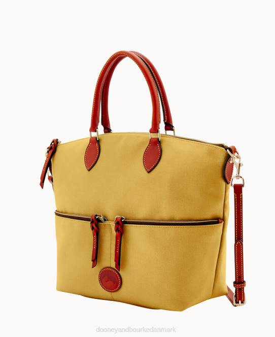 Dooney & Bourke nylon taske med stor lomme JV0J377 poser kaki
