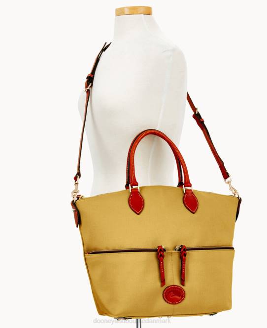 Dooney & Bourke nylon taske med stor lomme JV0J377 poser kaki