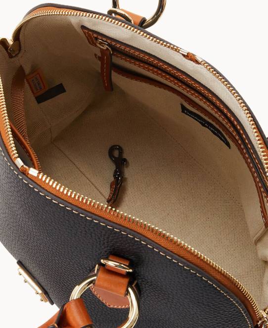 Dooney & Bourke rullesten med florentinsk kuplet taske JV0J759 poser sort