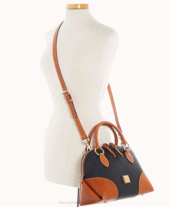 Dooney & Bourke rullesten med florentinsk kuplet taske JV0J759 poser sort