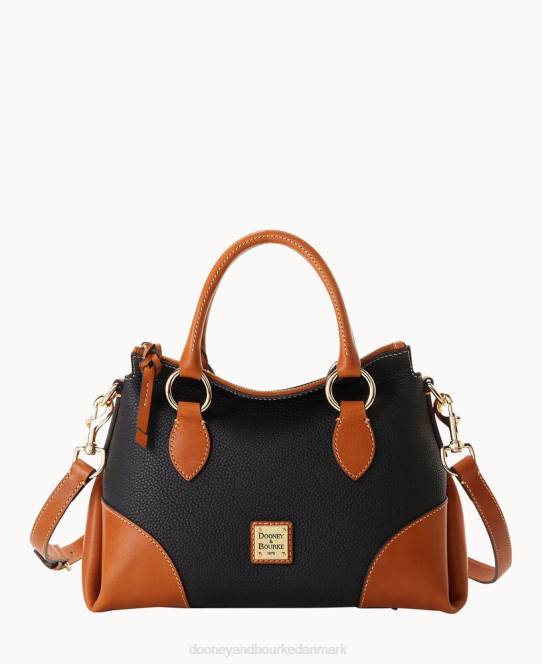 Dooney & Bourke rullesten med florentinsk pynt taske 30 JV0J671 poser sort