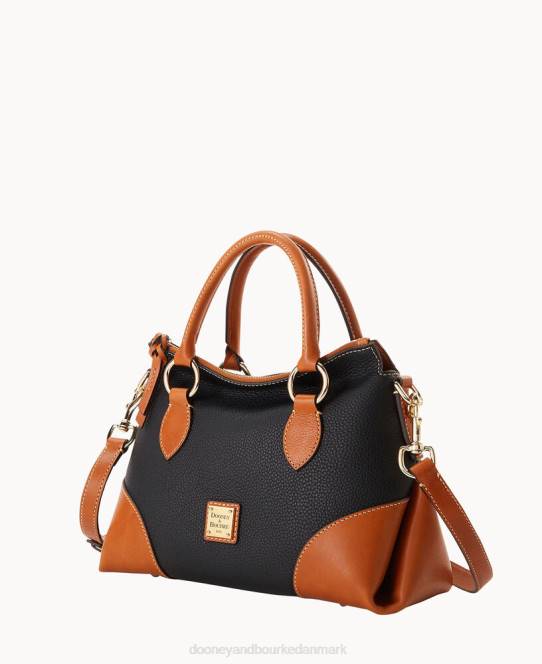Dooney & Bourke rullesten med florentinsk pynt taske 30 JV0J671 poser sort