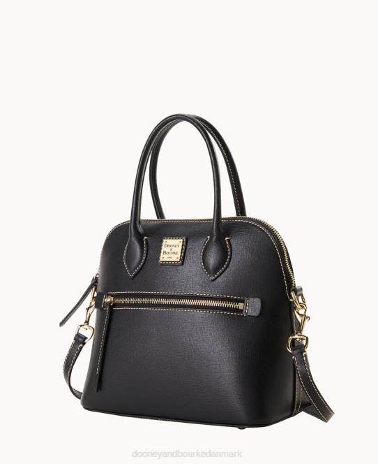 Dooney & Bourke saffiano kuppel taske JV0J727 poser sort
