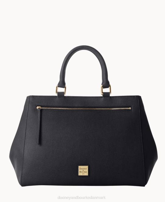 Dooney & Bourke saffiano lynlåstaske JV0J109 poser sort