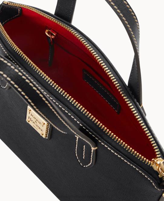 Dooney & Bourke saffiano rubin taske med etui JV0J660 poser sort
