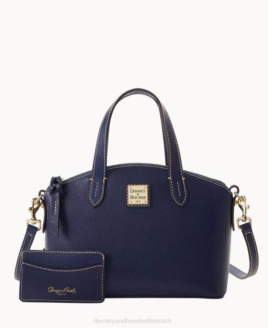 Dooney & Bourke saffiano rubin taske med etui JV0J662 poser marine