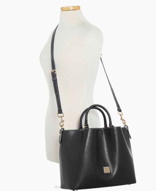 Dooney & Bourke saffiano stor barlow JV0J439 poser sort