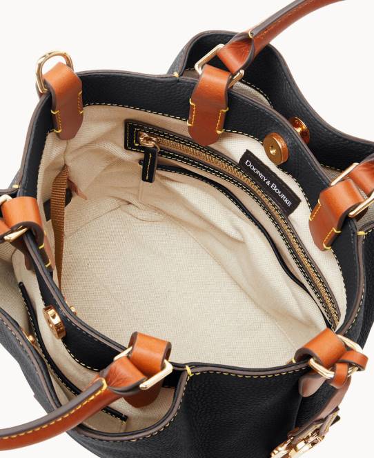 Dooney & Bourke småsten korn lille barlow JV0J509 poser sort