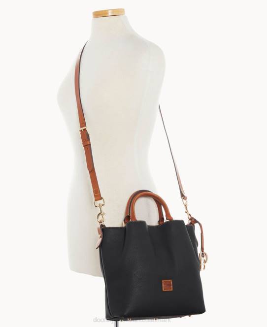 Dooney & Bourke småsten korn lille barlow JV0J509 poser sort