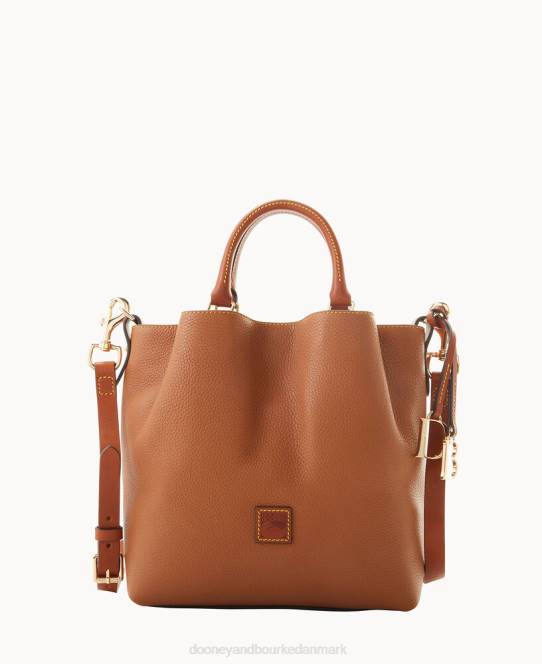 Dooney & Bourke småsten korn lille barlow JV0J512 poser karamel