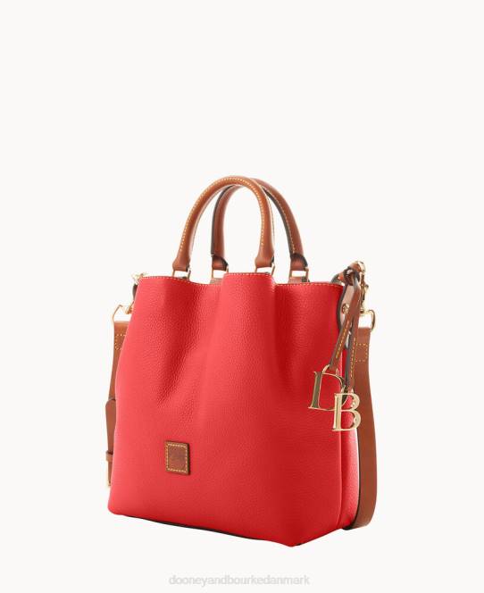 Dooney & Bourke småsten korn lille barlow JV0J516 poser rød