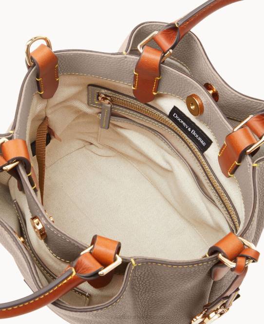 Dooney & Bourke småsten korn lille barlow JV0J517 poser taupe