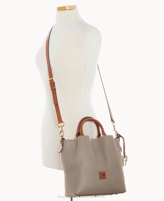 Dooney & Bourke småsten korn lille barlow JV0J517 poser taupe