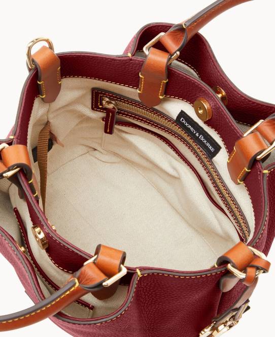 Dooney & Bourke småsten korn lille barlow JV0J518 poser vin
