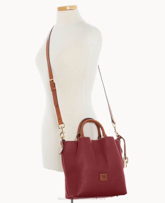 Dooney & Bourke småsten korn lille barlow JV0J518 poser vin