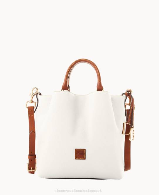 Dooney & Bourke småsten korn lille barlow JV0J526 poser hvid
