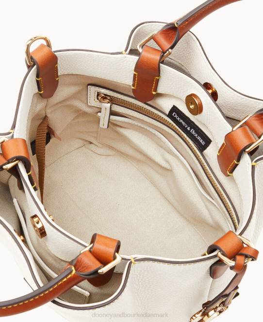 Dooney & Bourke småsten korn lille barlow JV0J526 poser hvid
