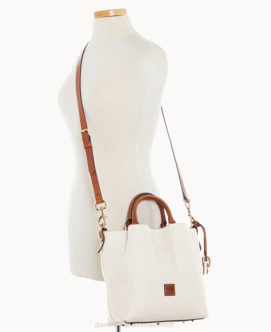 Dooney & Bourke småsten korn lille barlow JV0J526 poser hvid