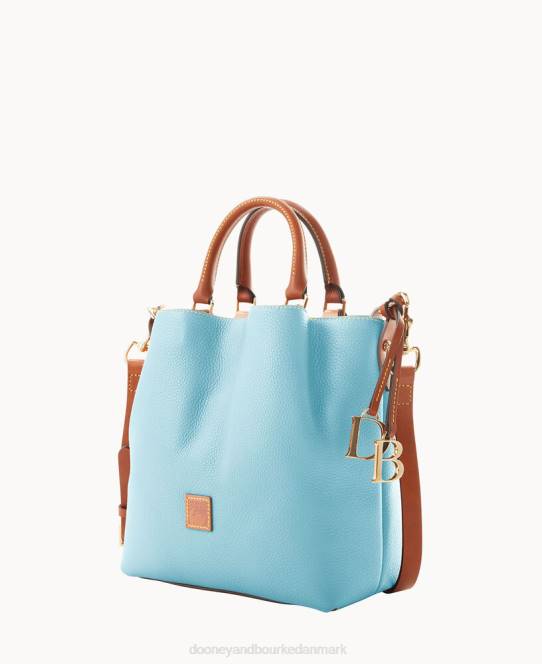 Dooney & Bourke småsten korn lille barlow JV0J527 poser caribisk blå