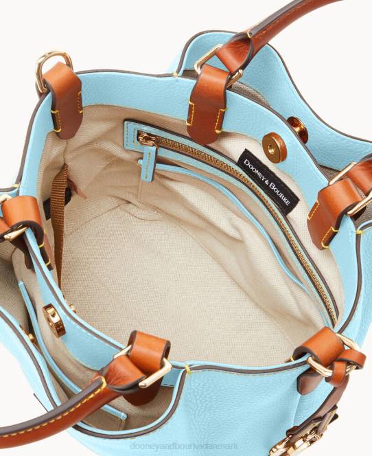 Dooney & Bourke småsten korn lille barlow JV0J527 poser caribisk blå