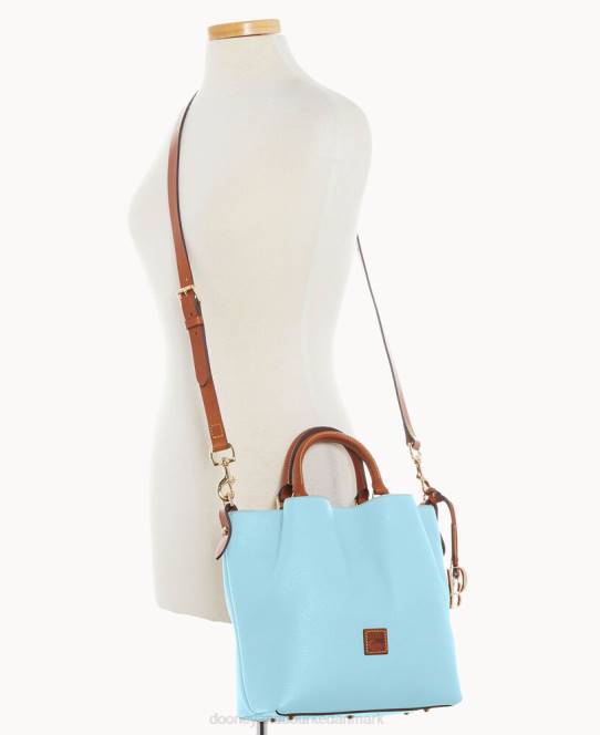 Dooney & Bourke småsten korn lille barlow JV0J527 poser caribisk blå