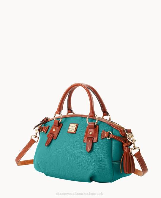 Dooney & Bourke småsten korn medium posttaske JV0J776 poser grøn mynte