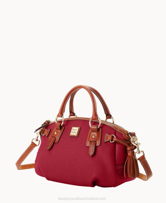 Dooney & Bourke småsten korn medium posttaske JV0J778 poser vin