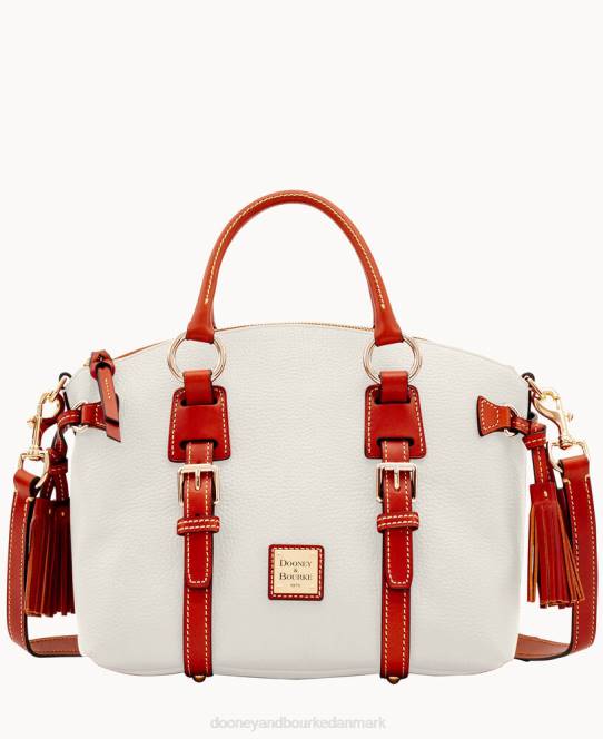 Dooney & Bourke småstens-bristol-taske JV0J151 poser hvid