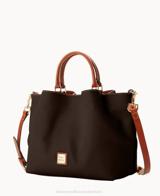 Dooney & Bourke småstenskorn stor barlow JV0J175 poser brun tmoro