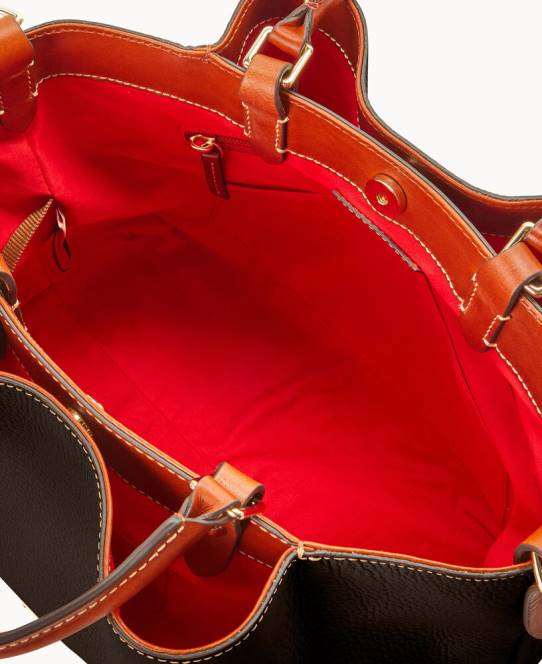Dooney & Bourke småstenskorn stor barlow JV0J175 poser brun tmoro