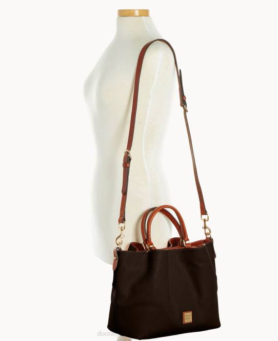 Dooney & Bourke småstenskorn stor barlow JV0J175 poser brun tmoro