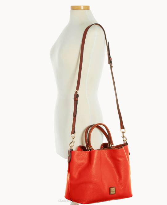 Dooney & Bourke småstenskorn stor barlow JV0J176 poser geranium
