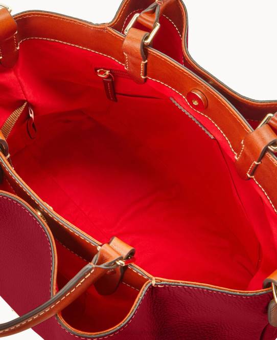 Dooney & Bourke småstenskorn stor barlow JV0J180 poser vin