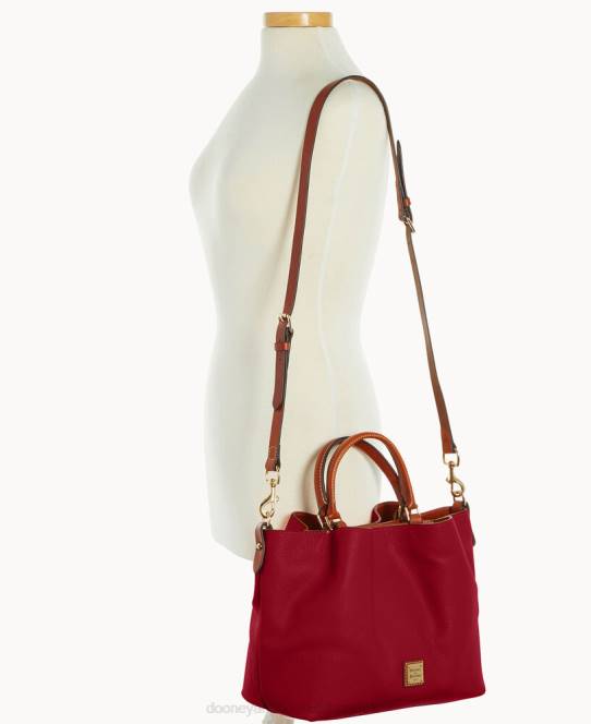 Dooney & Bourke småstenskorn stor barlow JV0J180 poser vin