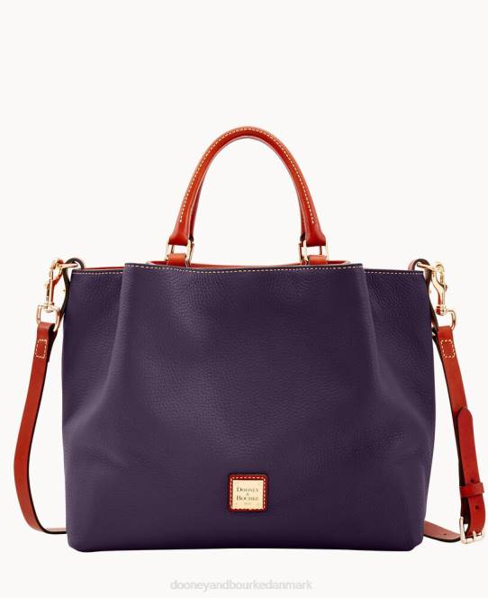 Dooney & Bourke småstenskorn stor barlow JV0J181 poser blomme vin