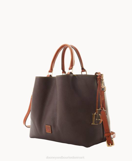 Dooney & Bourke småstenskorn stor barlow JV0J490 poser brun tmoro