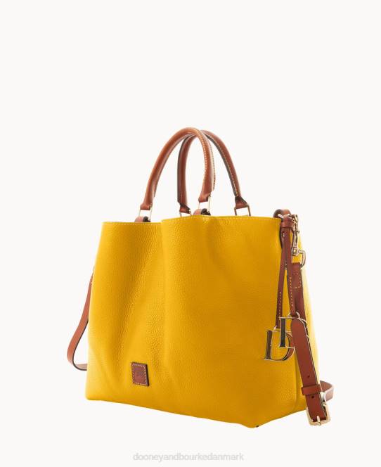 Dooney & Bourke småstenskorn stor barlow JV0J496 poser sennep