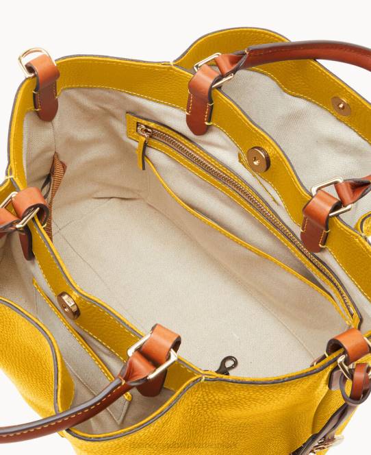Dooney & Bourke småstenskorn stor barlow JV0J496 poser sennep