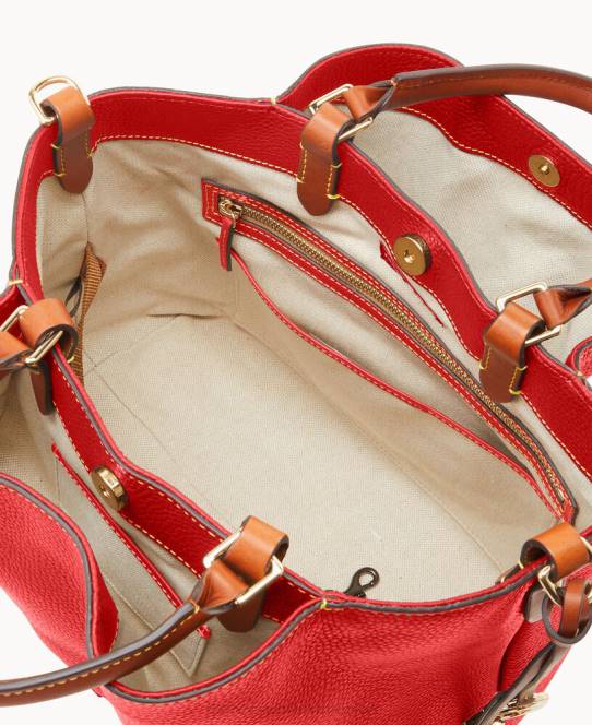 Dooney & Bourke småstenskorn stor barlow JV0J497 poser rød