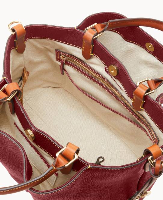 Dooney & Bourke småstenskorn stor barlow JV0J501 poser vin