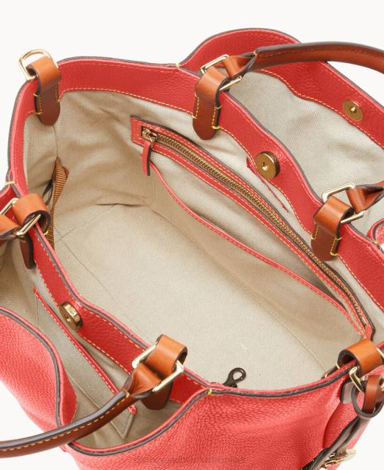 Dooney & Bourke småstenskorn stor barlow JV0J503 poser geranium